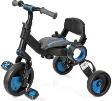 Детский трехколесный велосипед Galileo Strollcycle Black Синий, от 10 до 36 месяцев, до 25 кг (GB-1002-B)